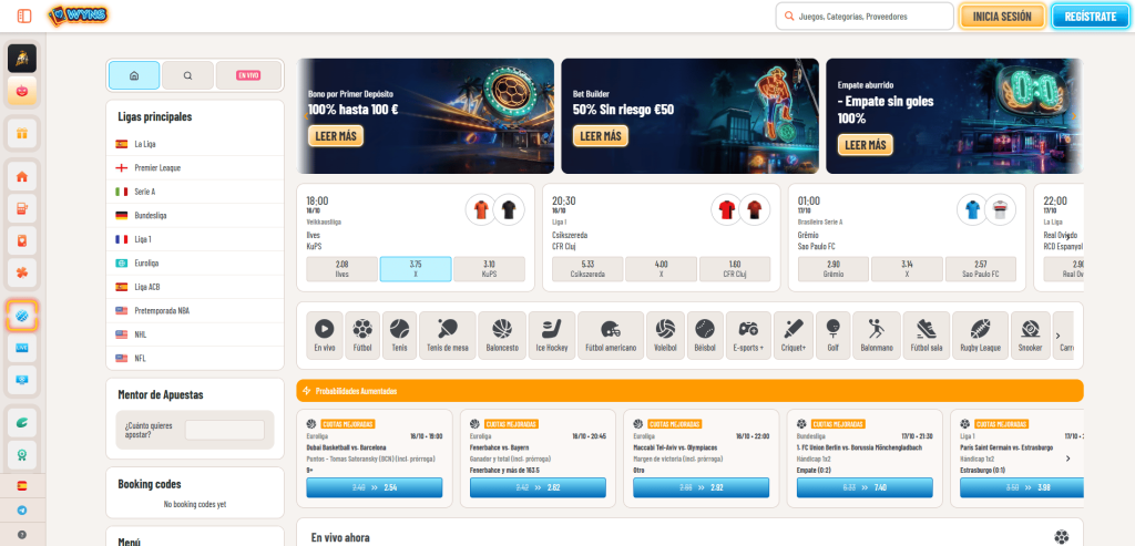 Apuestas Deportivas en Wyns